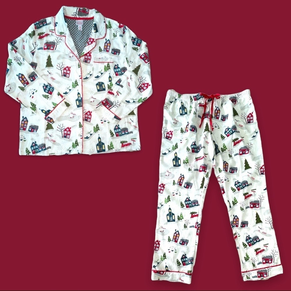 Wondershop Size XL Christmas Flannel 2 Piece Pajama Set